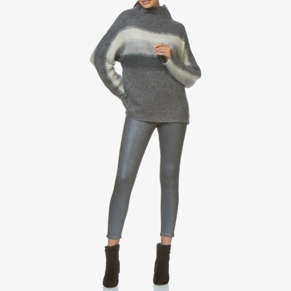 Rag & Bone Holland Stripe Wool & Mohair Sweater Size Medium - Picture 2 of 10